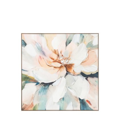 Petal Poetry - Framed Canvas