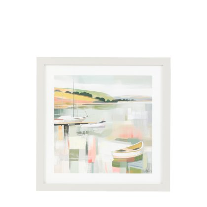 Sailboats Serenity - Framed Art