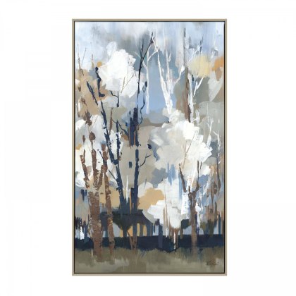 Silversong Birch - Framed Canvas
