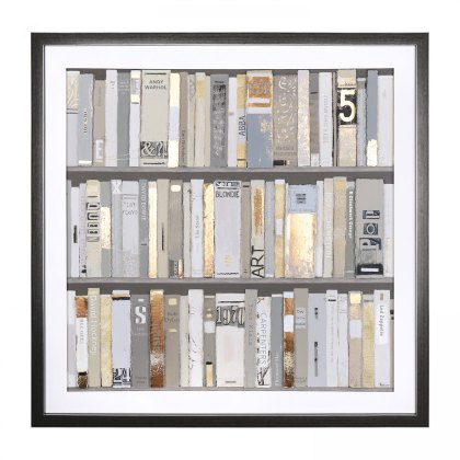 The Library - Framed Canvas