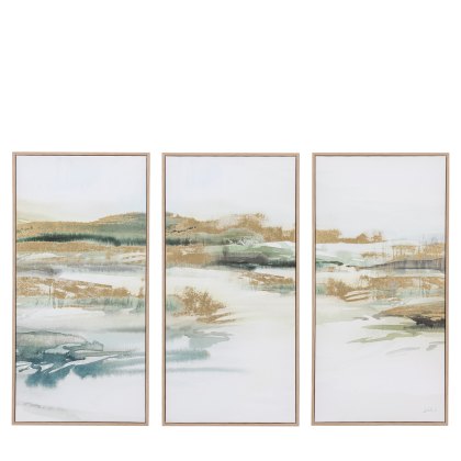 Triptych - Framed Canvas Set of 3