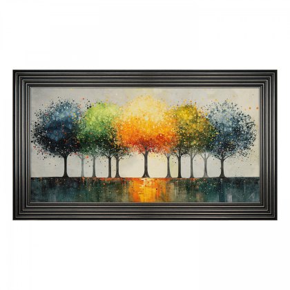 Vibrant Canopy - Framed Canvas
