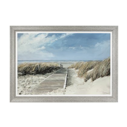 View To Sea - Framed Canvas