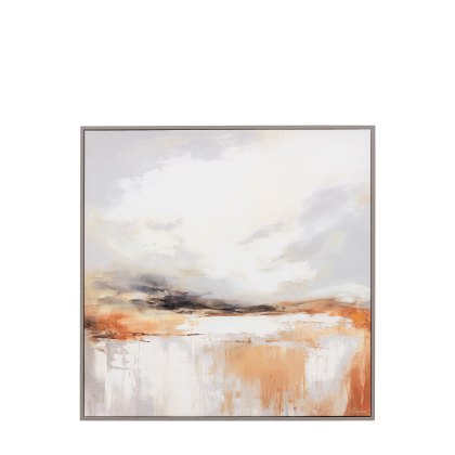Warm Horizon - Framed Canvas