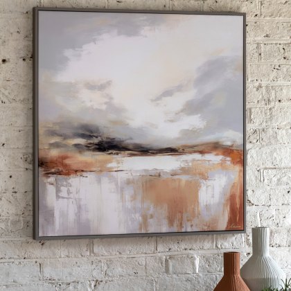 Warm Horizon - Framed Canvas