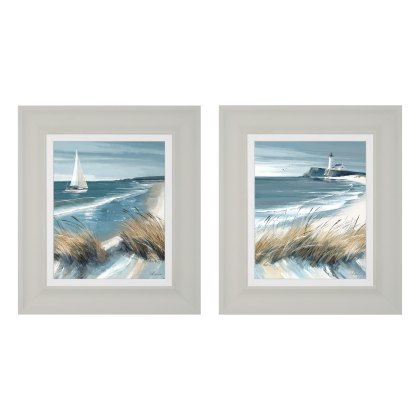 White Sails & Making Waves S/2 Canvas - Wall Art White Sails & Making Waves S/2 Canvas - Wall Art