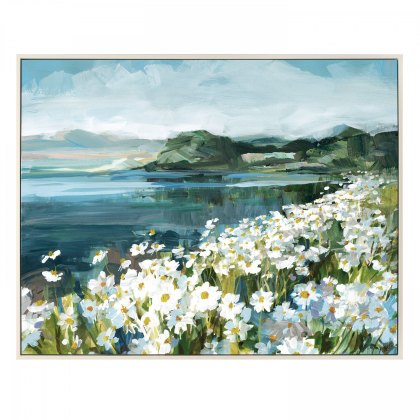 Wild Daisy Bay - Framed Canvas