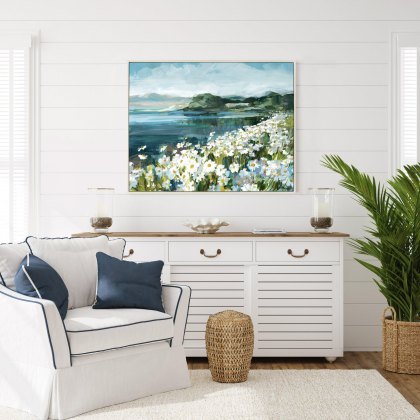 Wild Daisy Bay - Framed Canvas