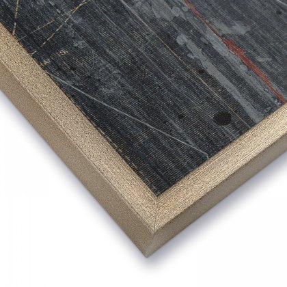 World Traveller Map - Framed Canvas