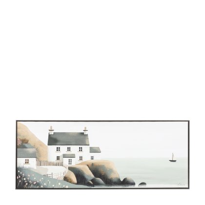 By The Sea - Framed Canvas