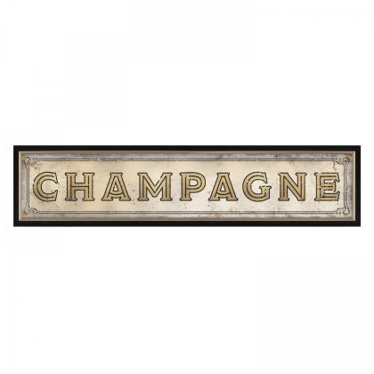 Champagne Mirror - Wall Art
