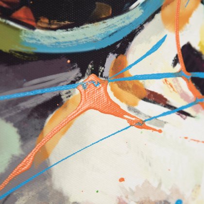 Chillin' Chimp - Framed Canvas