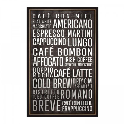 Coffee House Mirror - Wall Art