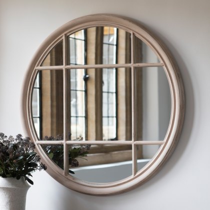Eccleston - Round Mirror Clay
