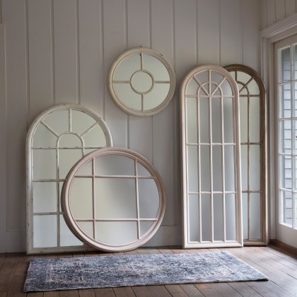 Eccleston - Round Mirror Clay