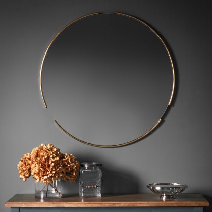 Fitzroy - Round Mirror Gold