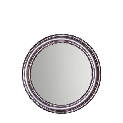 Guston - Round Mirror Pewter