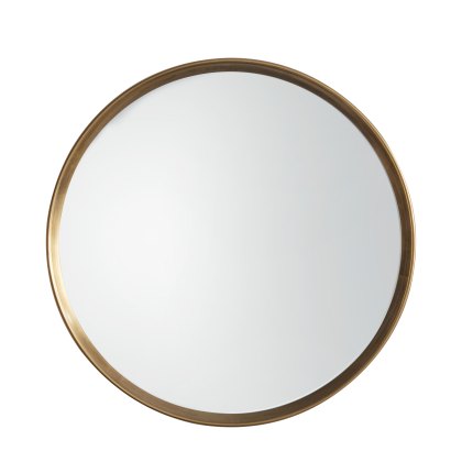 Harvey - Round Mirror Gold