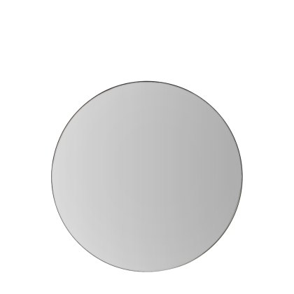 Hayle - Round Mirror Black