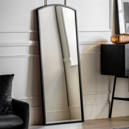 Higgins - Arch Mirror Black