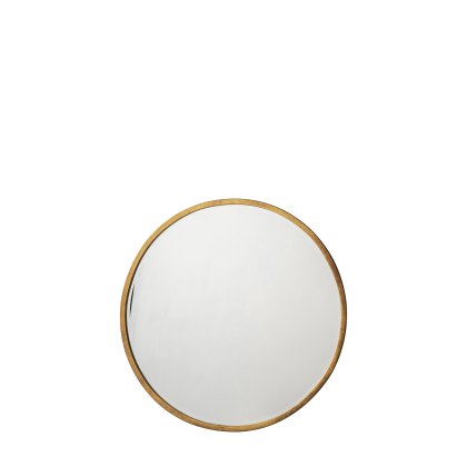 Higgins - Round Mirror Antique Gold