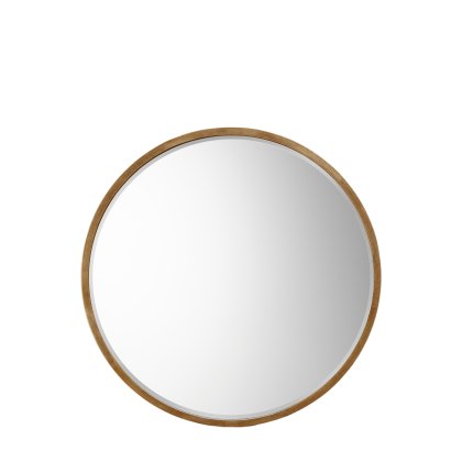 Higgins - Round Mirror Antique Gold