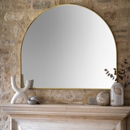 Holworth - Overmantle Mirror Gold