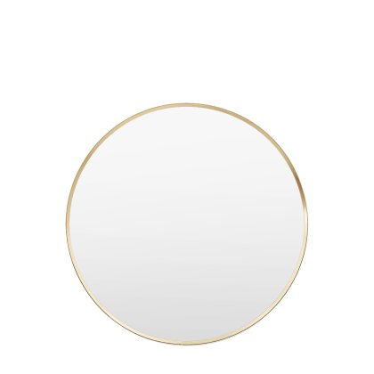 Holworth - Round Mirror Gold