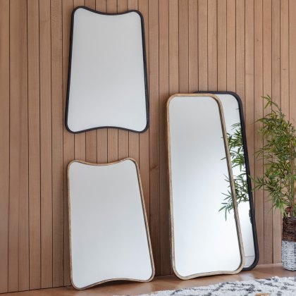 Kurva - Rectangle Gold Mirror