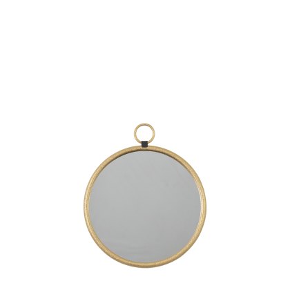 Bayswater - Gold Round Mirror