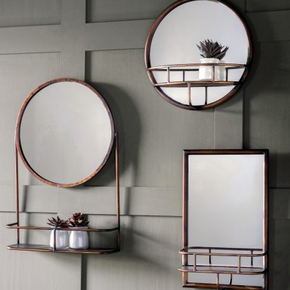 Milton - Rectangle Mirror Black