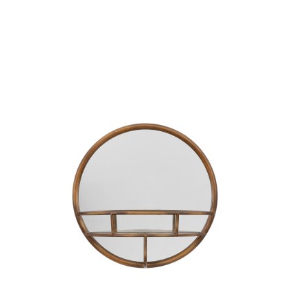 Milton - Round Mirror (Bronze)