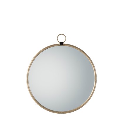 Bayswater - Gold Round Mirror