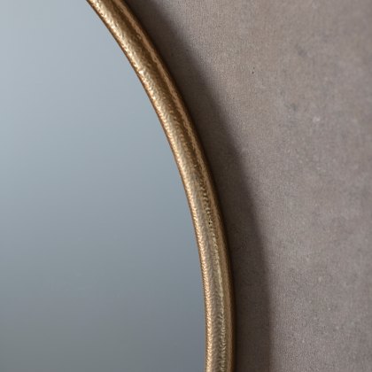 Bayswater - Gold Round Mirror