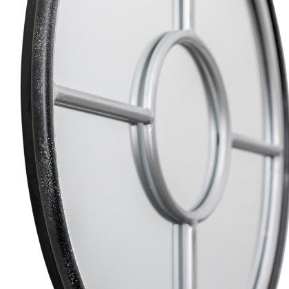 Rocca - Round Silver Mirror Small