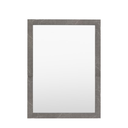 Romano - Rectangle Mirror Marbled Grey