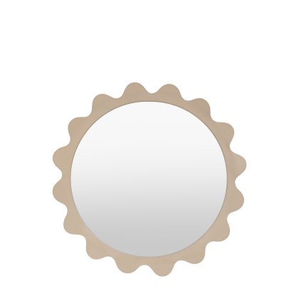 Shoreditch - Round Mirror Taupe