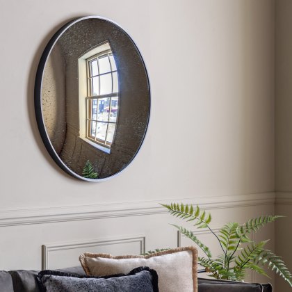 Yardley - Convex Round Mirror Black