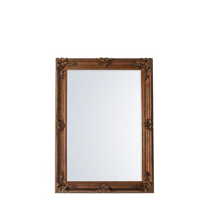 Abbey - Rectangle Mirror Gold