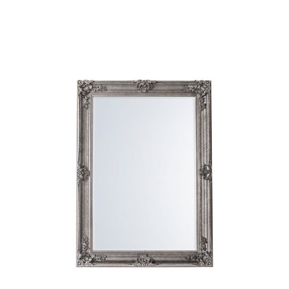 Abbey - Rectangle Mirror Silver