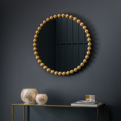 Ceretti - Round Mirror Gold