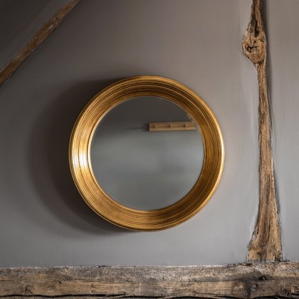 Chaplin - Round Mirror Gold
