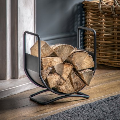 Accessories - Bronte Log Basket (Black) Accessories - Bronte Log Basket (Black)