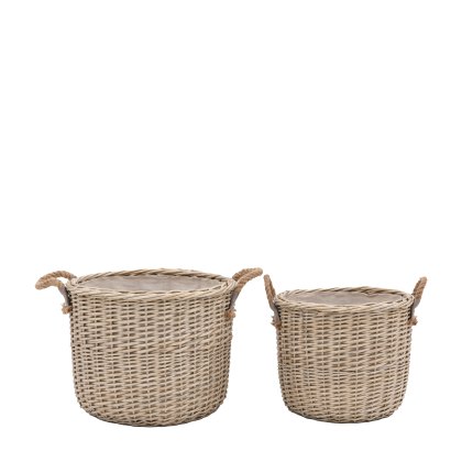 Accessories - Paraiso Round Baskets (Set of 2)