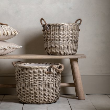 Accessories - Paraiso Round Baskets (Set of 2)