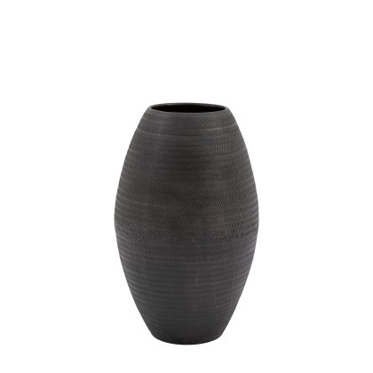Accessories - Artistic Tall Aluminium Vase (Arrow Black)