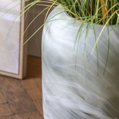 Accessories - Caldeira Handblown Sage Glass Vase (Slim) Accessories - Caldeira Handblown Sage Glass Vase (Slim)
