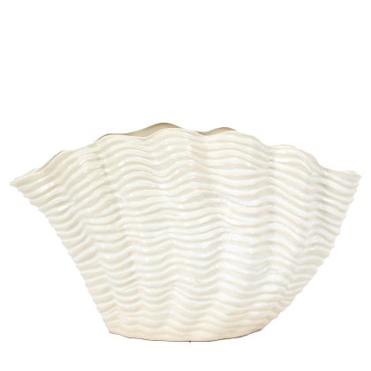 Accessories - White Clam Reactive Vase