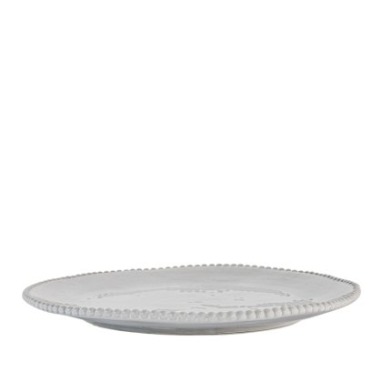 Accessories - Organic Beaded Dinner Plate White (4pk) Accessories - Organic Beaded Dinner Plate White (4pk)