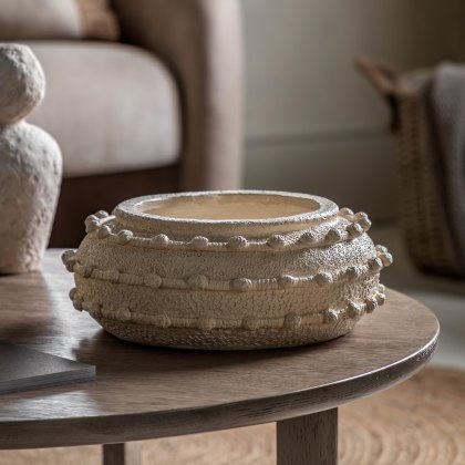 Accessories - Namibia Bowl Shape Vase Magnesium